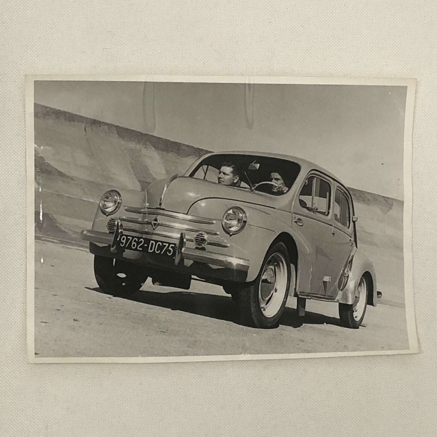 Vintage Renault 4CV Car Factory Press Photo Photograph Renault 4 CV 