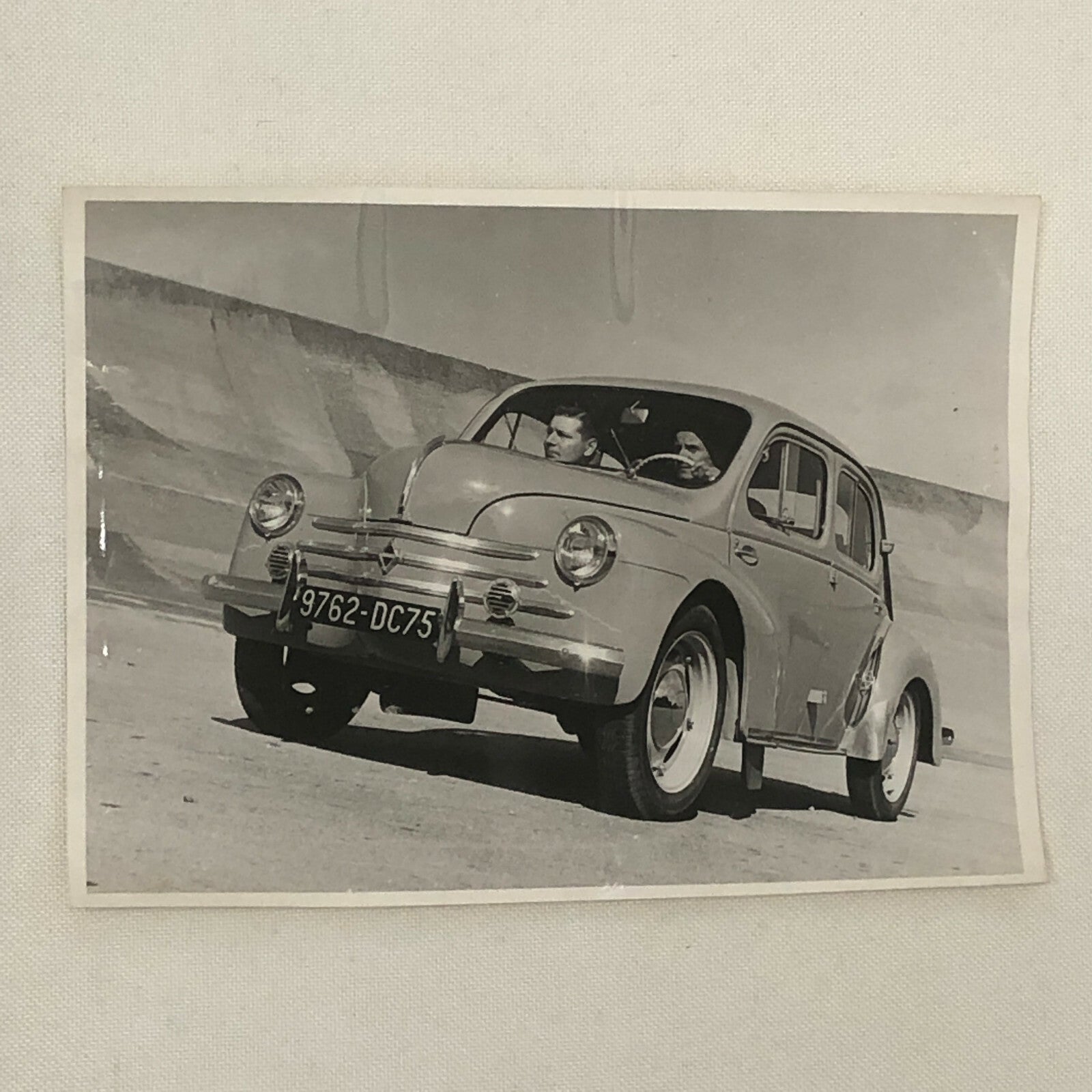 Vintage Renault 4CV Car Factory Press Photo Photograph Renault 4 CV 