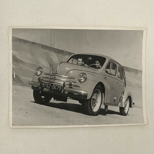 Vintage Renault 4CV Car Factory Press Photo Photograph Renault 4 CV 