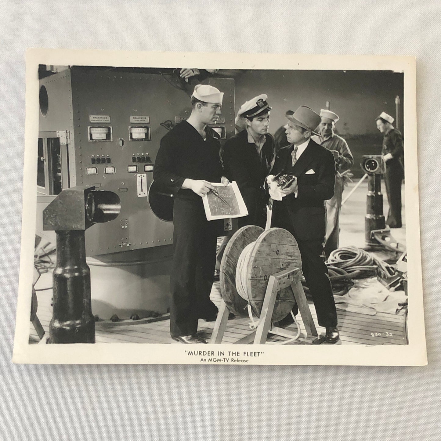 Vintage Movie Photo Photograph Print Murder in the Fleet