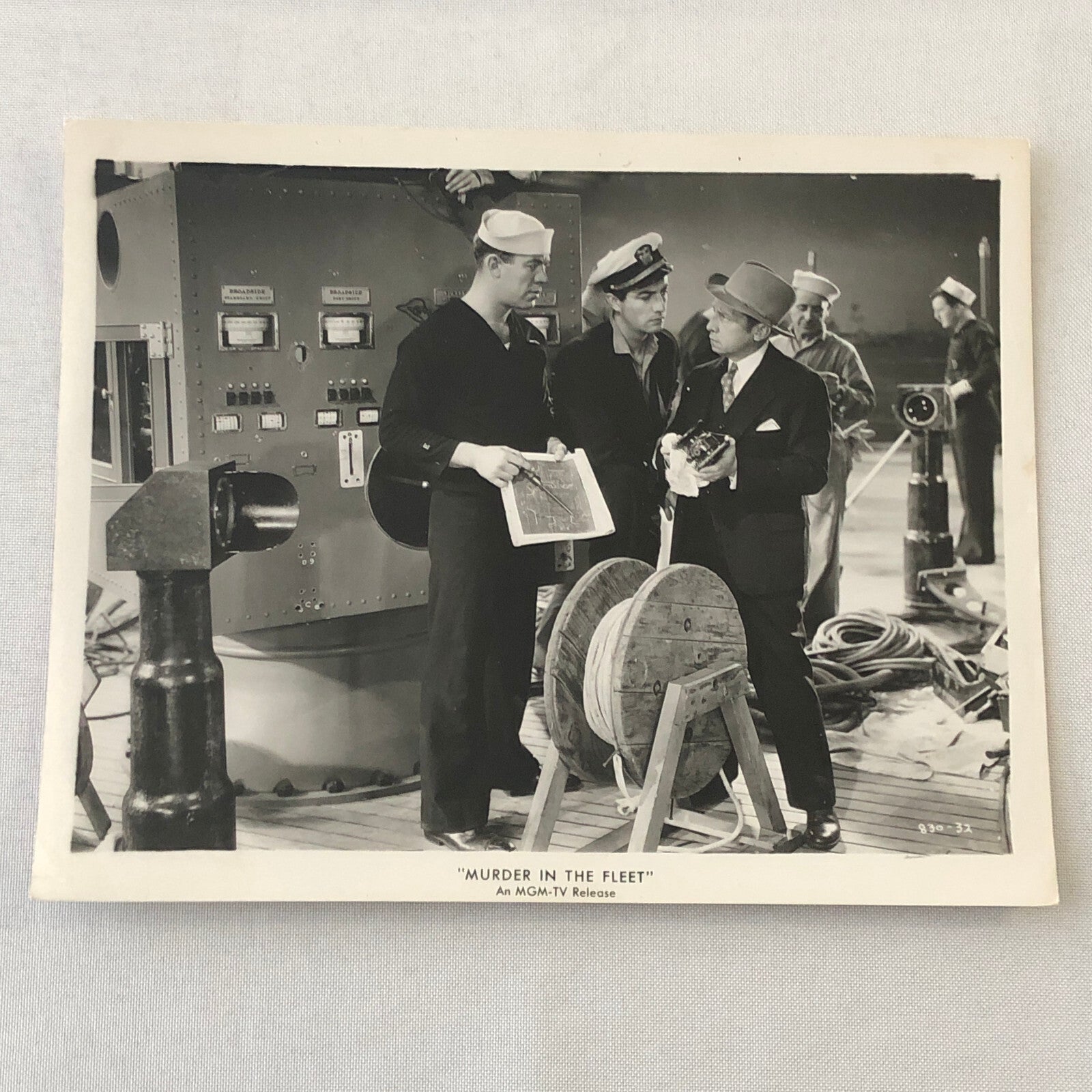 Vintage Movie Photo Photograph Print Murder in the Fleet