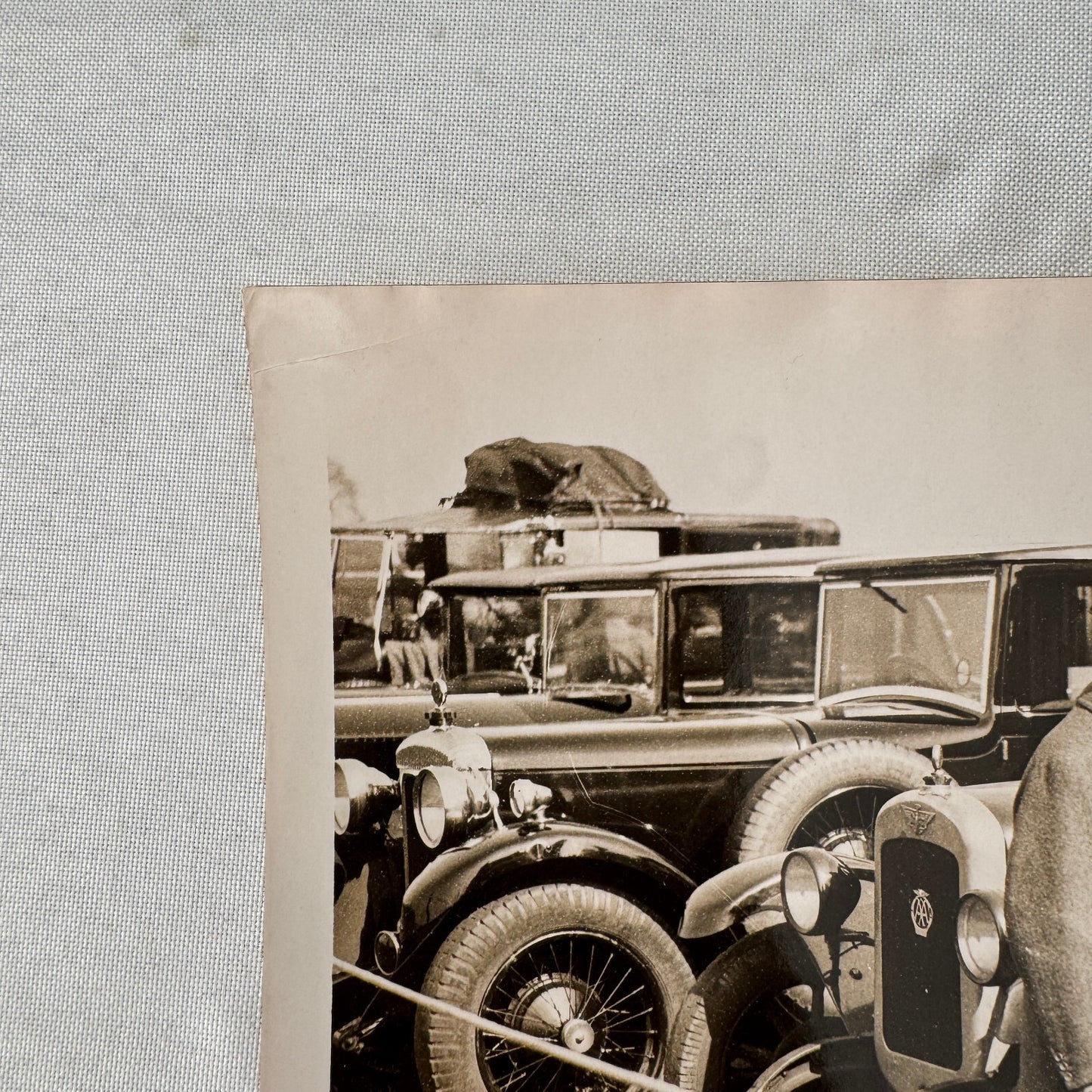 Press Photo Photograph Pegasus Club Car Rally Rallye Lawyers Race Lawyer 1933
