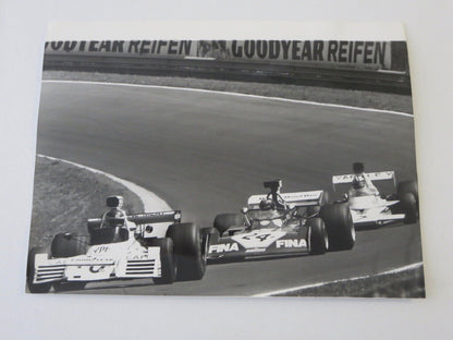 Vintage 1973 German Grand Prix Racing Photograph Photo - Denny Hulme + 