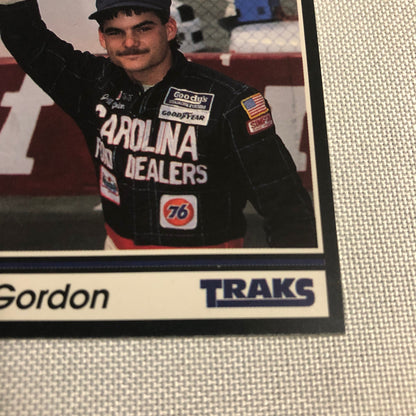 1991 Traks Jeff Gordon Rookie Card RC #1