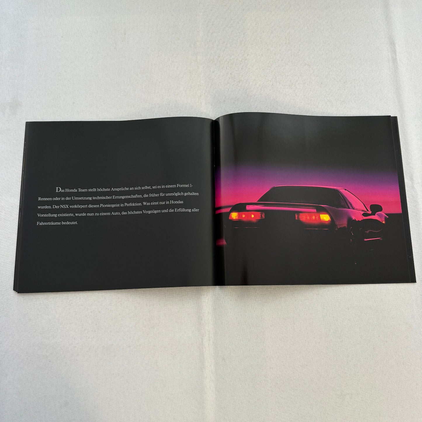 Acura NSX Sports Car Sales Brochure Catalog GERMAN Text European Market