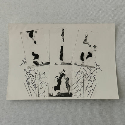 Vintage Circus Acrobat Balancing Act Photo Photograph Para Nino Sambiasi