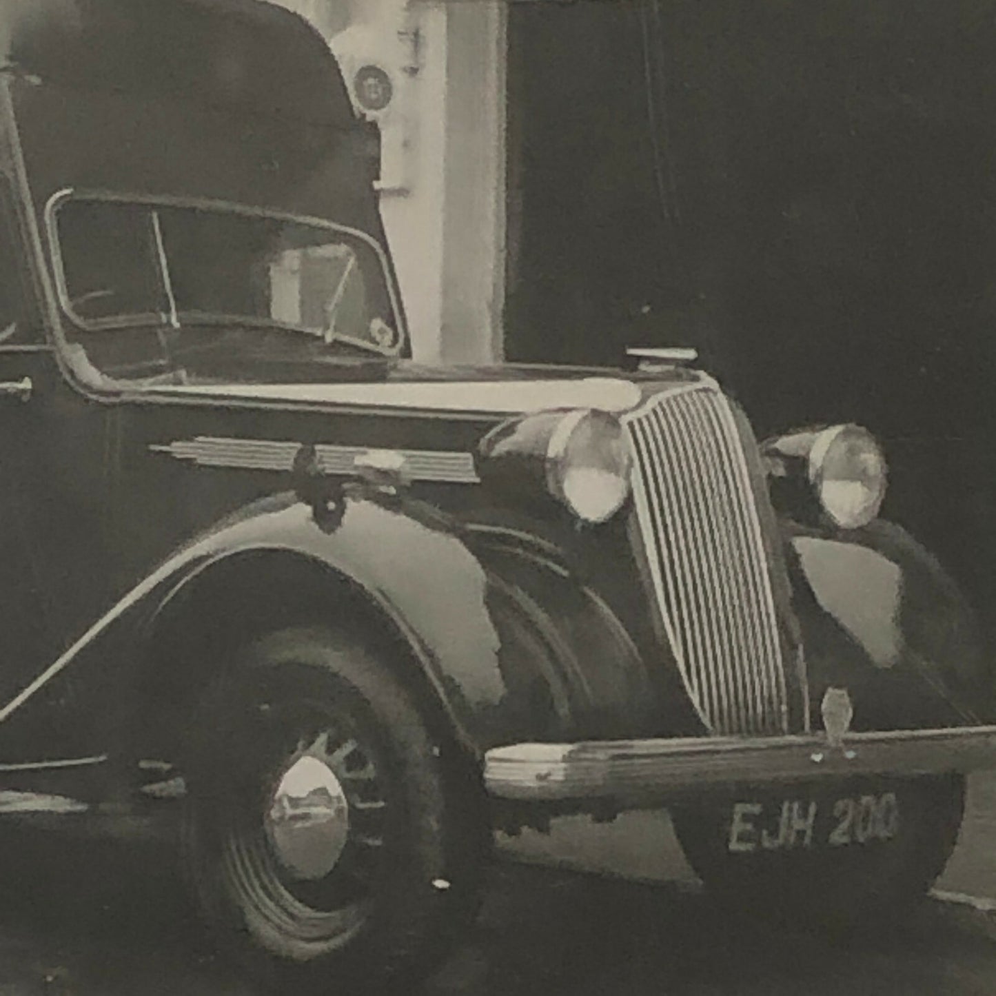 Vintage 1938 1938 Vauxhall 25 Van Photo Photograph Postcard Post Card RPPC ? 