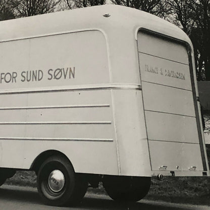 Vintage Photo Photograph of a Truck and Trailer Lot of 2 - Denmark ? 