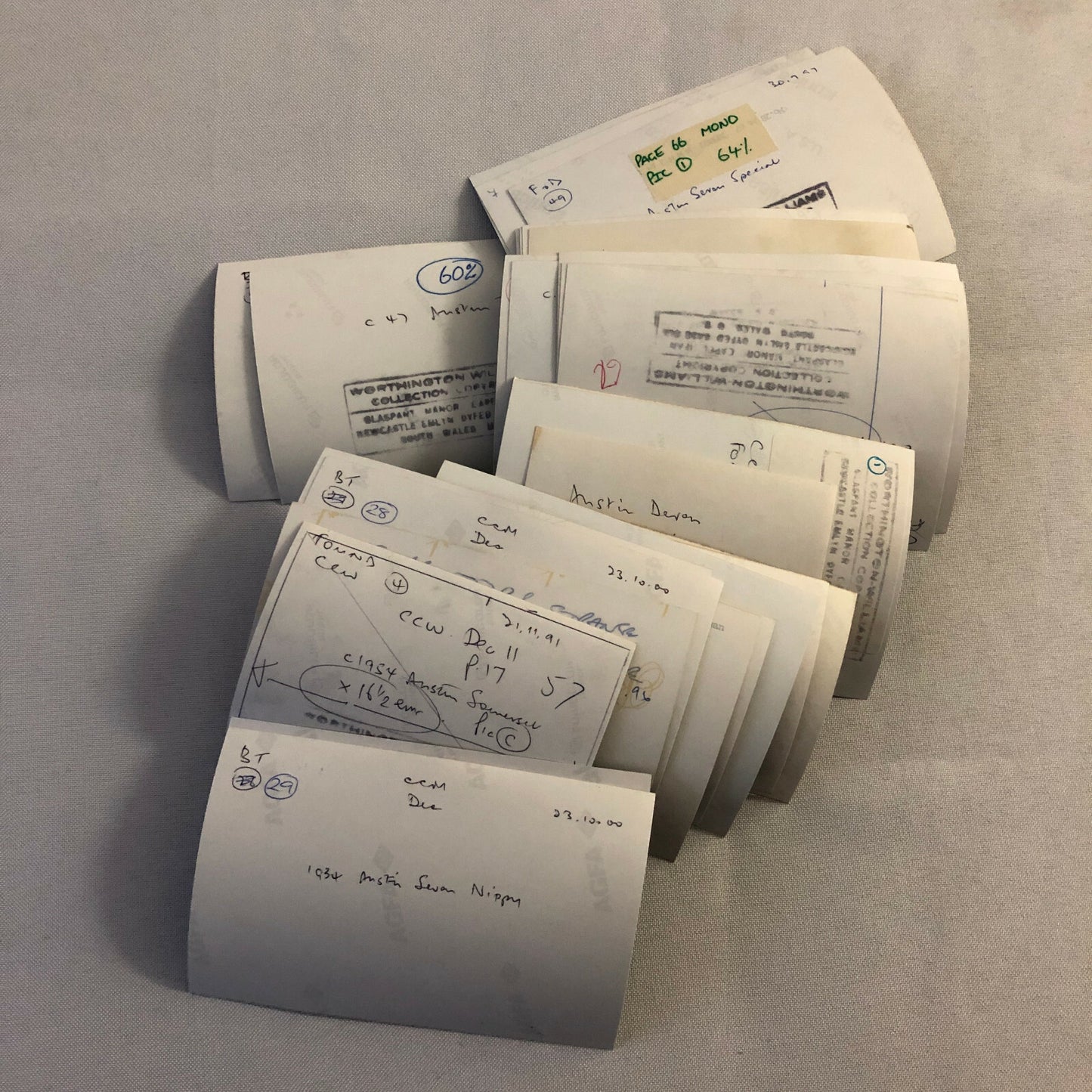 Vintage Austin Barn Find Junk Yard Car Truck Part Photo Photograph Lot of 30