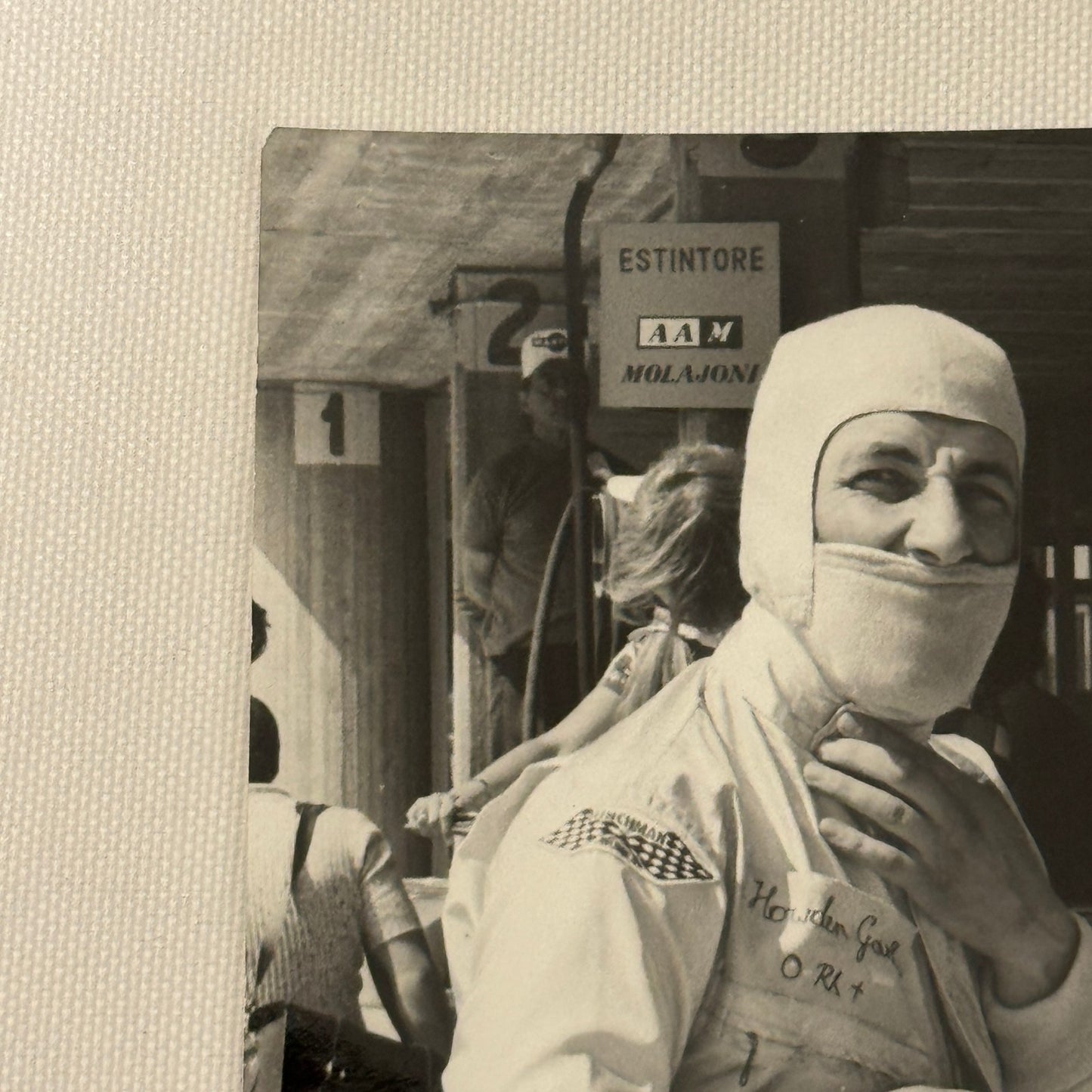 Vintage Racing Photo 1972 Rome Grand Prix Howden Ganley and Peter Gethin