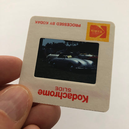 Porsche 356 Cabriolet Convertible Car Show 35mm Photo Slide Vintage 1981