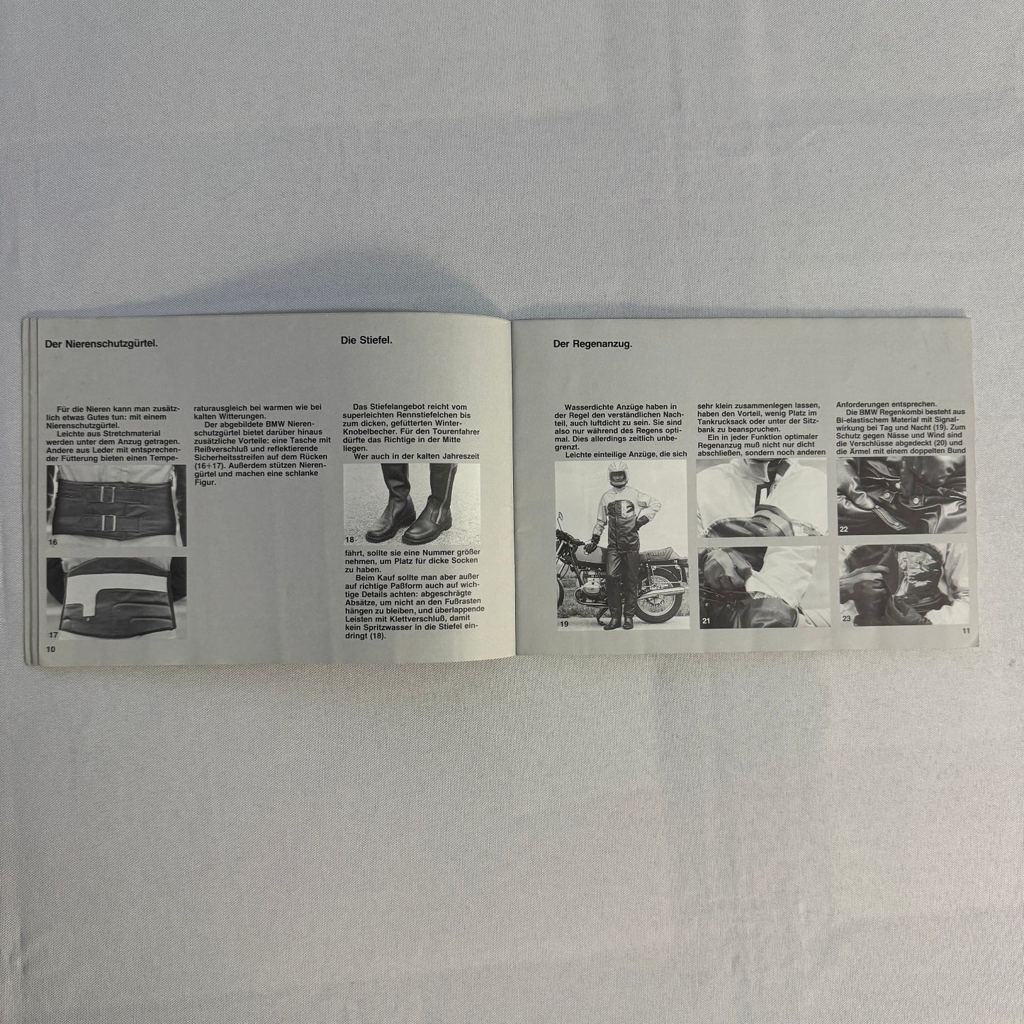 Vintage BMW Motorcycle Brochure Book Practical Driving Theory GERMAN TEXT