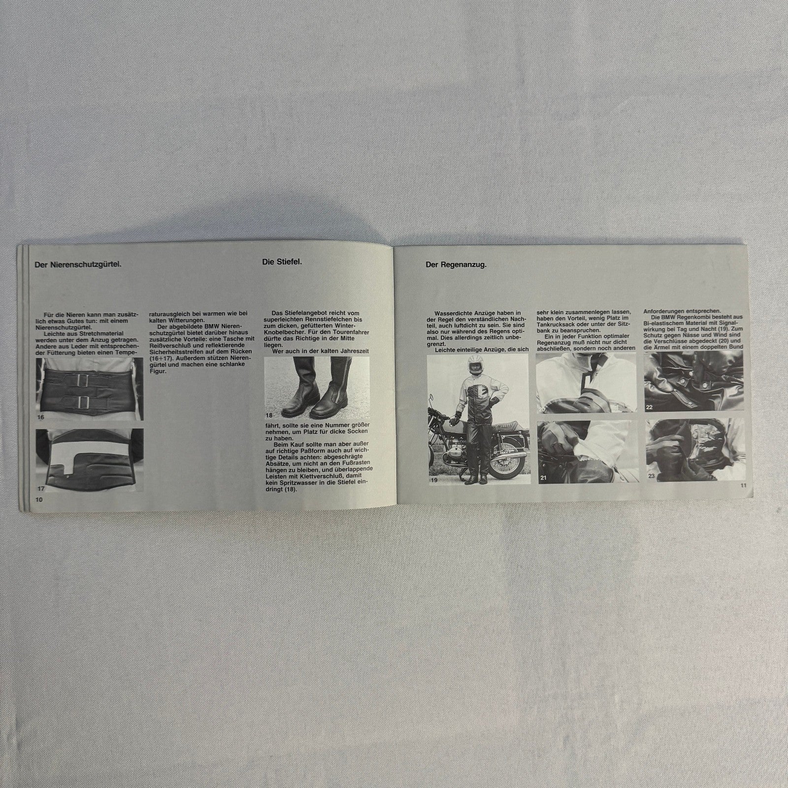 Vintage BMW Motorcycle Brochure Book Practical Driving Theory GERMAN TEXT