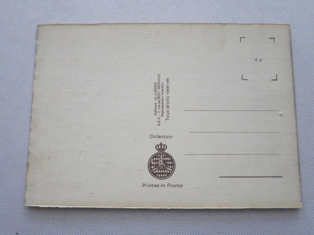 1932 Monaco Grand Prix Automobile Racing Car Postcard Post Card - Reproduction 