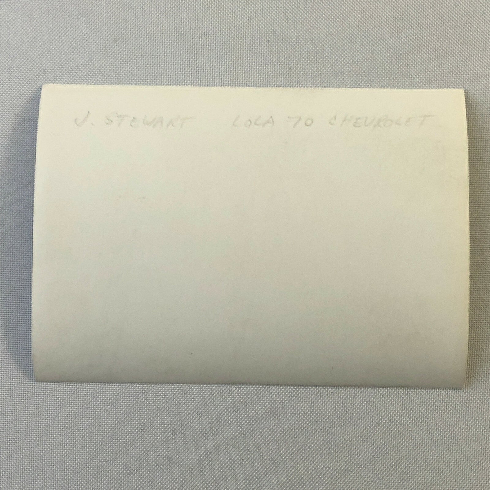 Vintage Racing Photo Photograph Print - Lola 70 Chevrolet Car J Stewart 