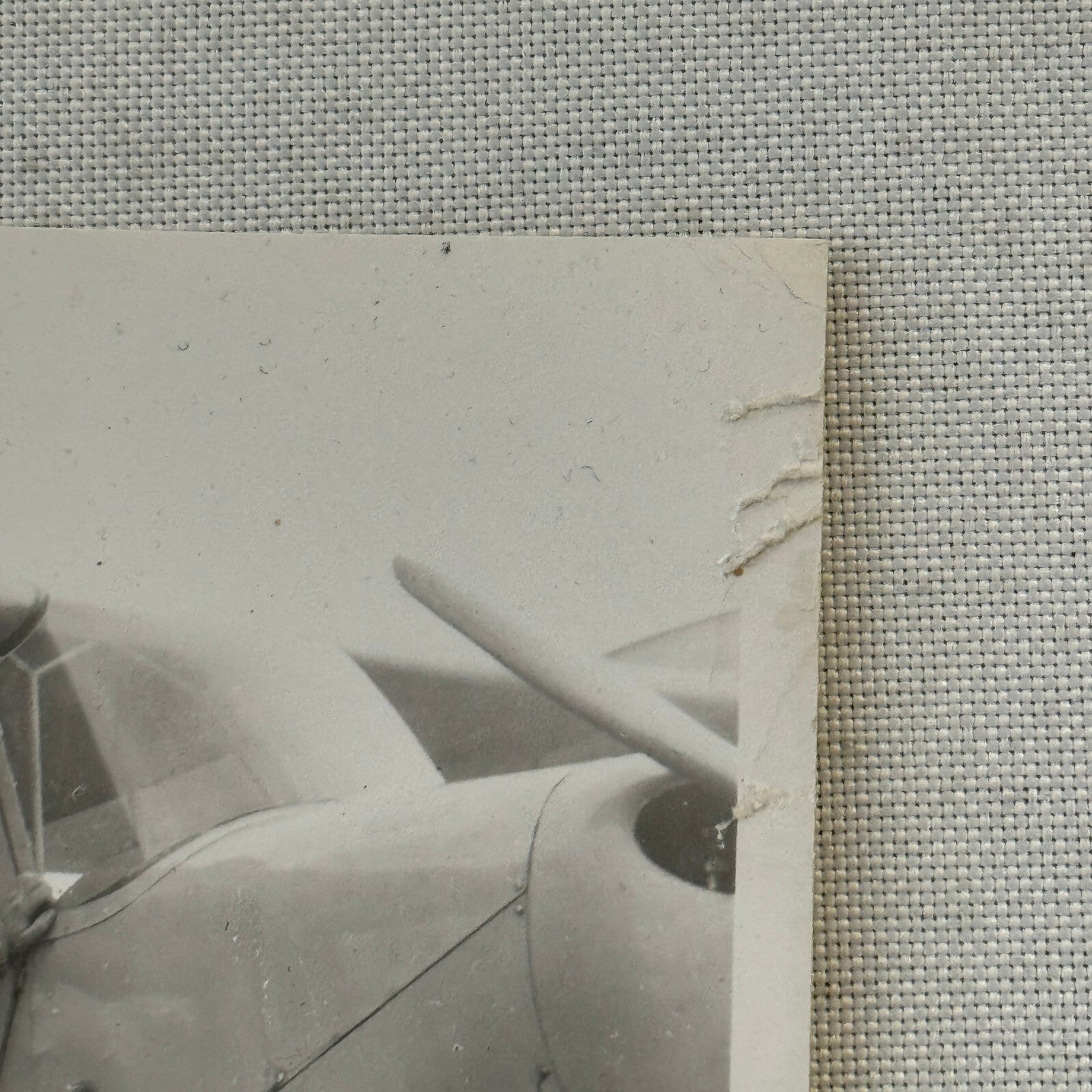 Man with Vintage Airplane Aircraft Plane Photo Photograph Snapshot
