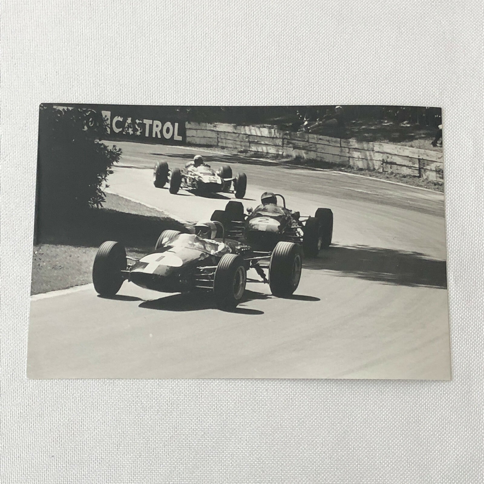 Vintage Racing Photo Photograph Jack Brabham 1966