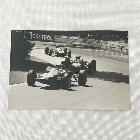 Vintage Racing Photo Photograph Jack Brabham 1966