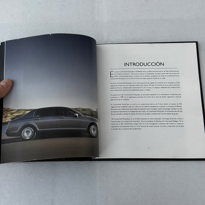 Bentley Continental Flying Spur Car Press Kit Brochure Book with CD SPANISH