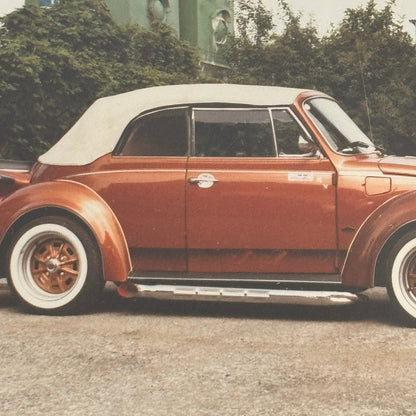 Custom Volkswagen Beetle Photo Photograph Print VW Bug Tuner Car Body Kit