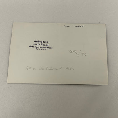 Vintage Racing Photo Mike Spence 1966 German Grand Prix Race Motorsport