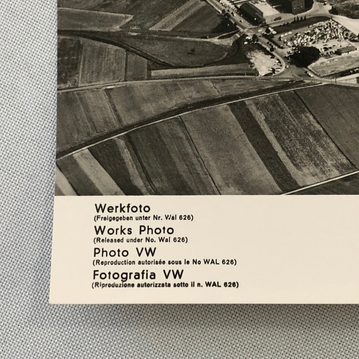 Volkswagen VW Factory Press Photo Photograph Print 1961