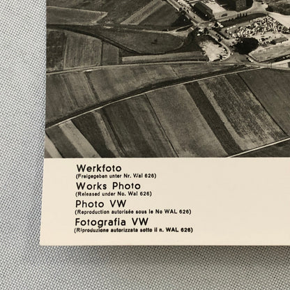 Volkswagen VW Factory Press Photo Photograph Print 1961