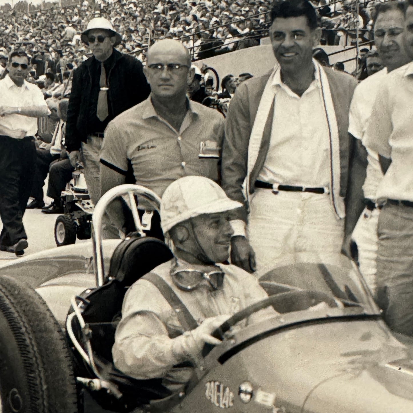 Vintage Indy Racing Photo Tony Bettenhausen 1959 Car Motorsport Modern Print