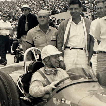 Vintage Indy Racing Photo Tony Bettenhausen 1959 Car Motorsport Modern Print