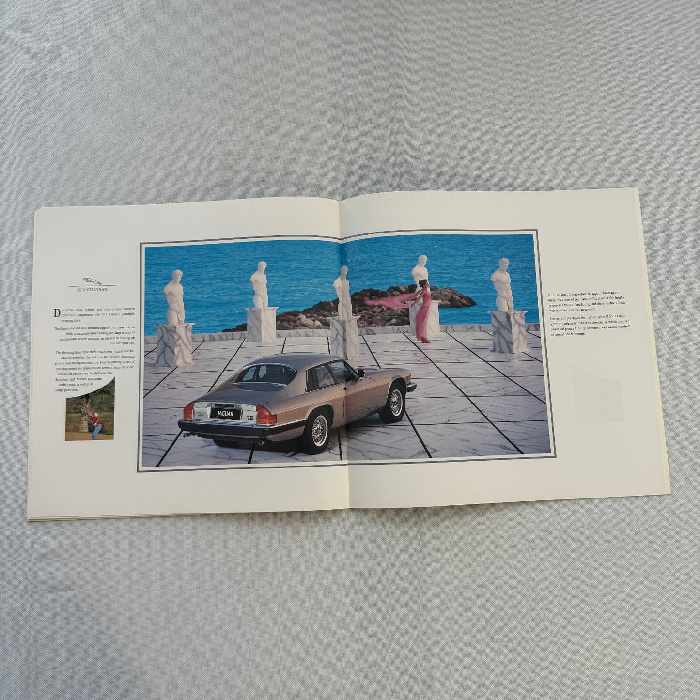 Jaguar XJ-S V12 Car Sales Brochure Catalog Advertising Coupe Convertible