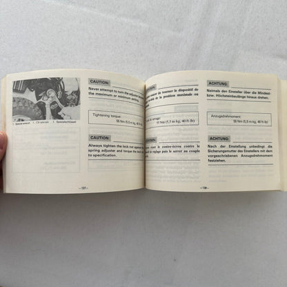 Vintage Yamaha DT125LC Motorcycle Bike Owners Manual Instruction Guide DT 125 LC