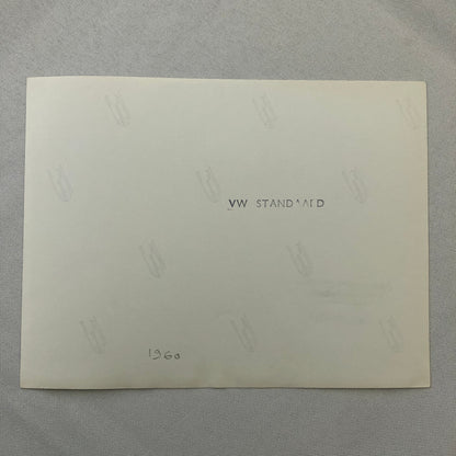 Volkswagen VW Beetle Factory Press Photo Photograph Print