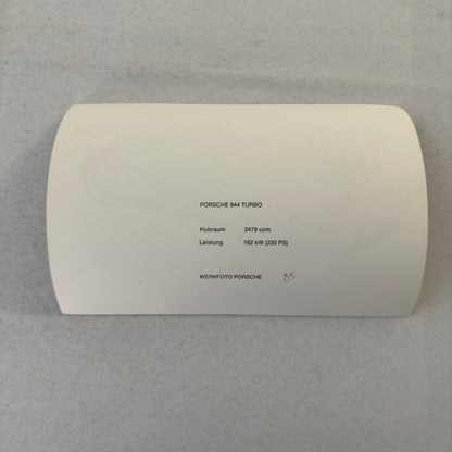 Porsche 944 Car Cutaway Illustration Factory Press Photo Photograph Werkfoto