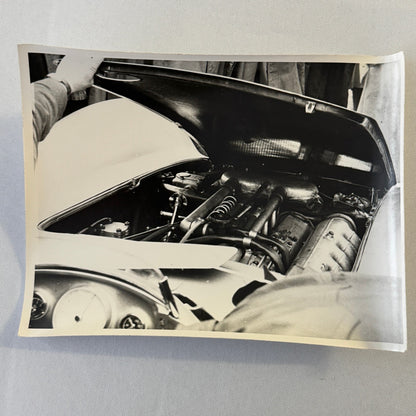Vintage Racing Photo Photograph 1955 British Grand Prix Mercedes Benz W196 Car