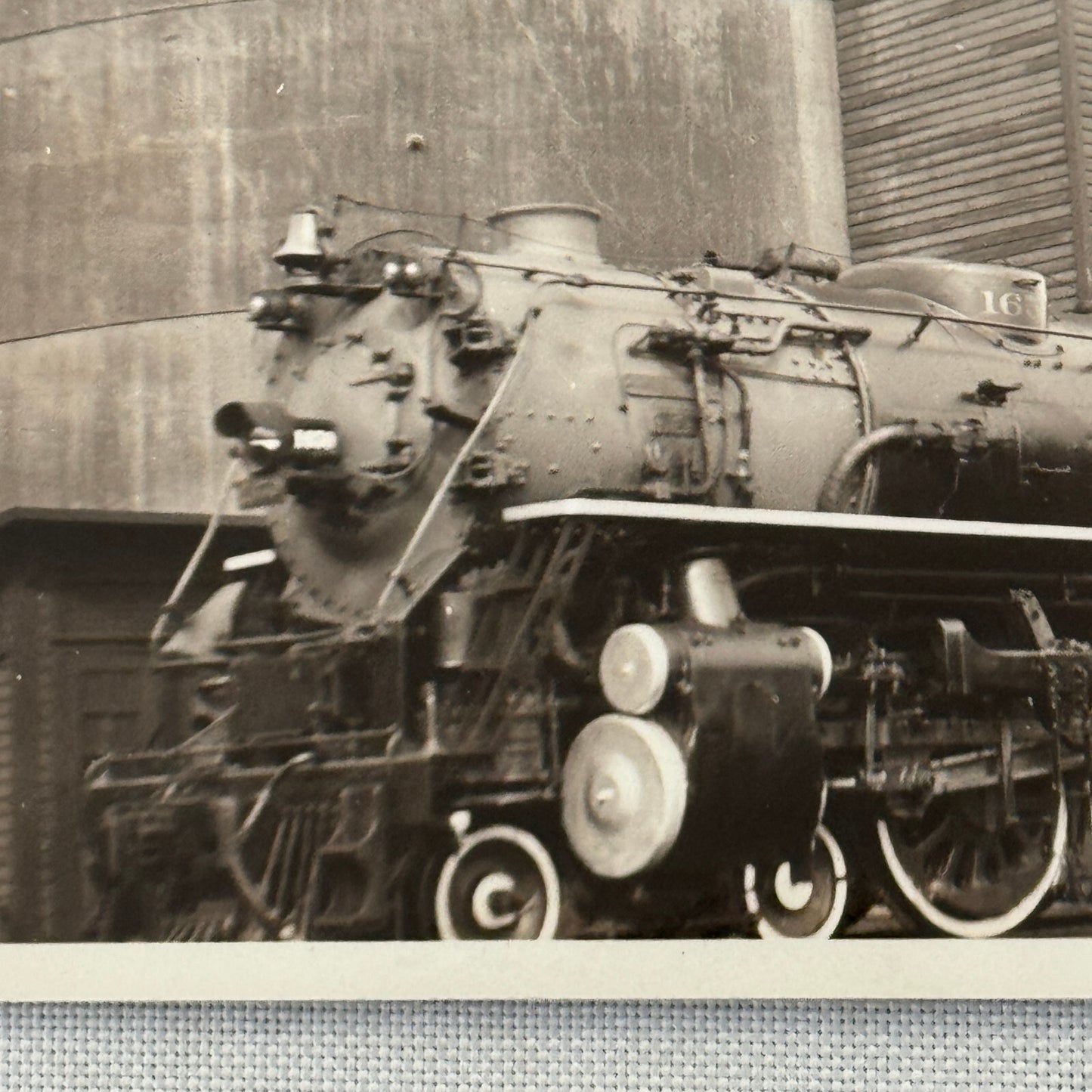 Vintage Train Locomotive Photo Photograph
