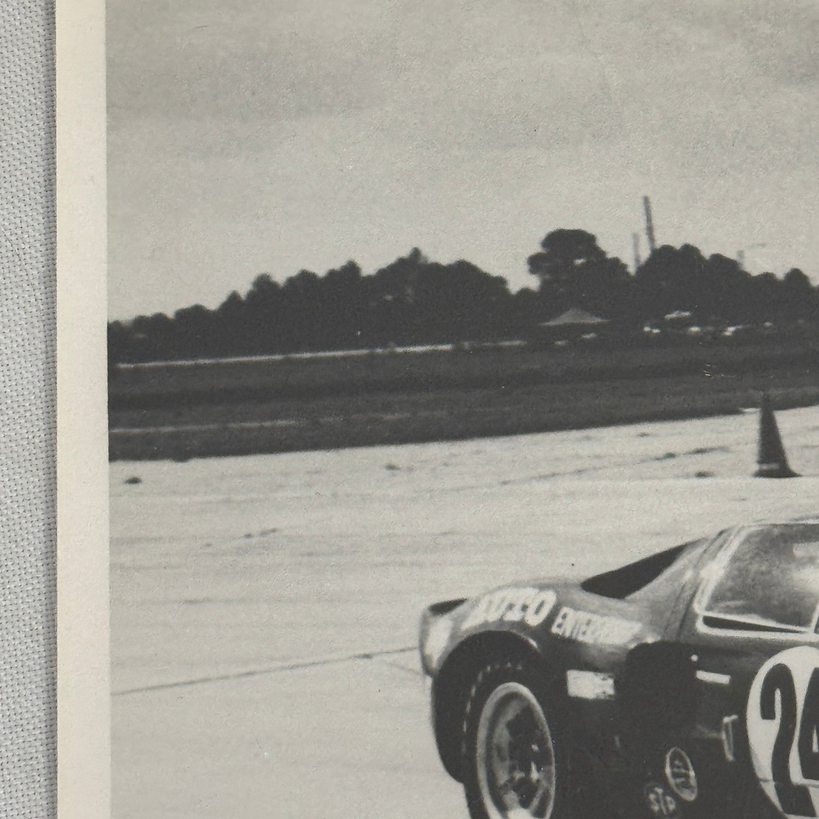 Vintage Racing Photo Photograph Ford GT40 Sebring 1969 Dieter Oest Francis Grant