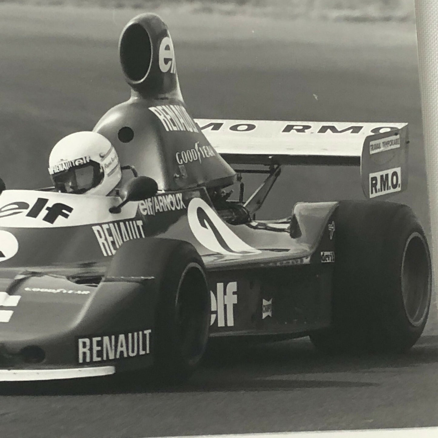 Vintage 1976 Formula 2 F2 Pau Grand Prix Racing Photo Photograph ELF Renault 