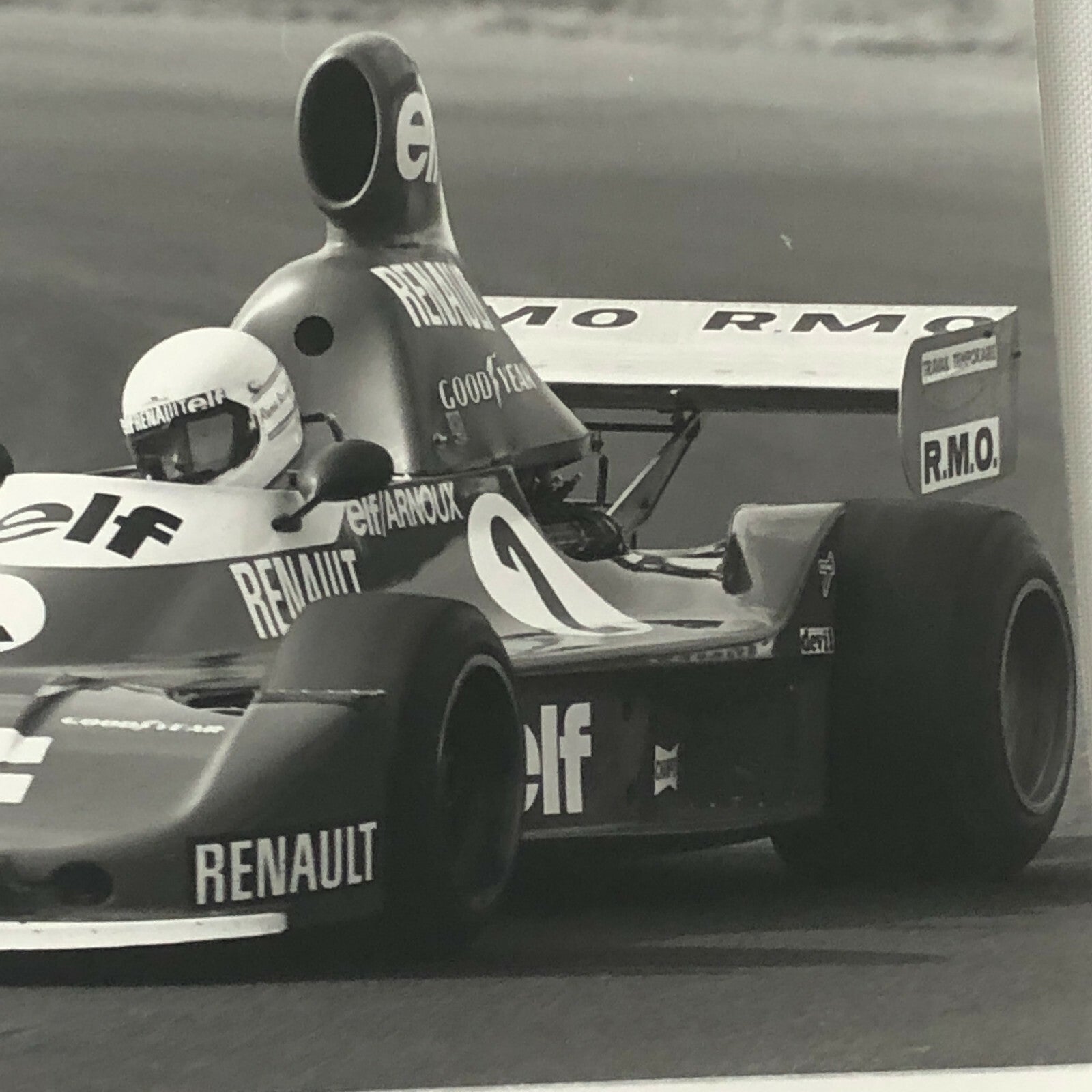 Vintage 1976 Formula 2 F2 Pau Grand Prix Racing Photo Photograph ELF Renault 