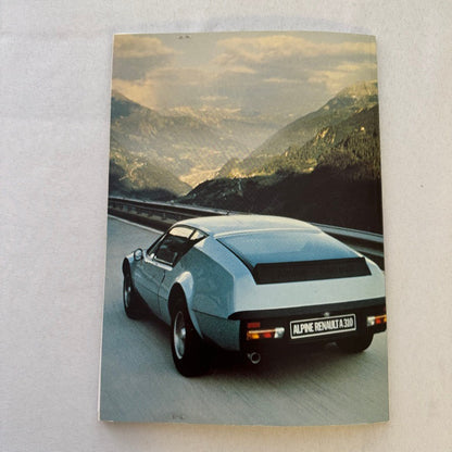 1980 Renault Alpine A310 Car Press Kit Brochure Photos Vintage GERMAN TEXT