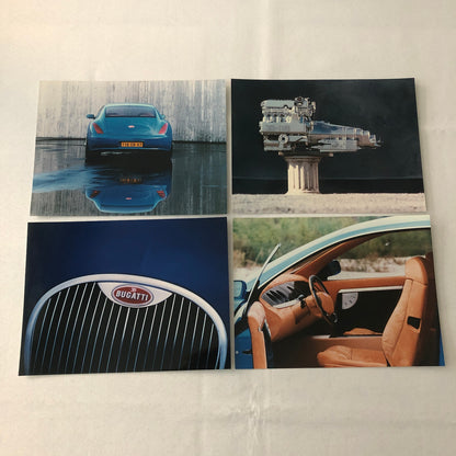 Bugatti EB118 Press Kit Brochure Italian Text Concept Car Photographs