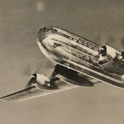 Pan American Airlines Clipper Plane Aircraft Photo Photograph B377 Stratocruiser