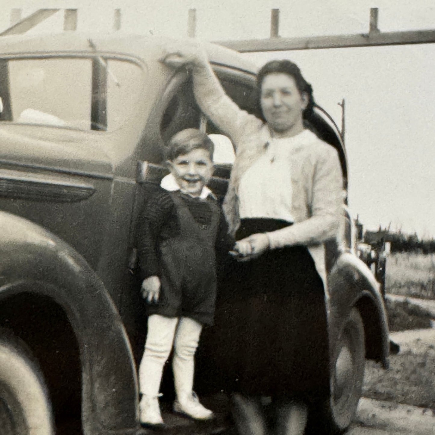 Vintage Car Automobile Photo Photograph Print Snapshot Quebec Canada