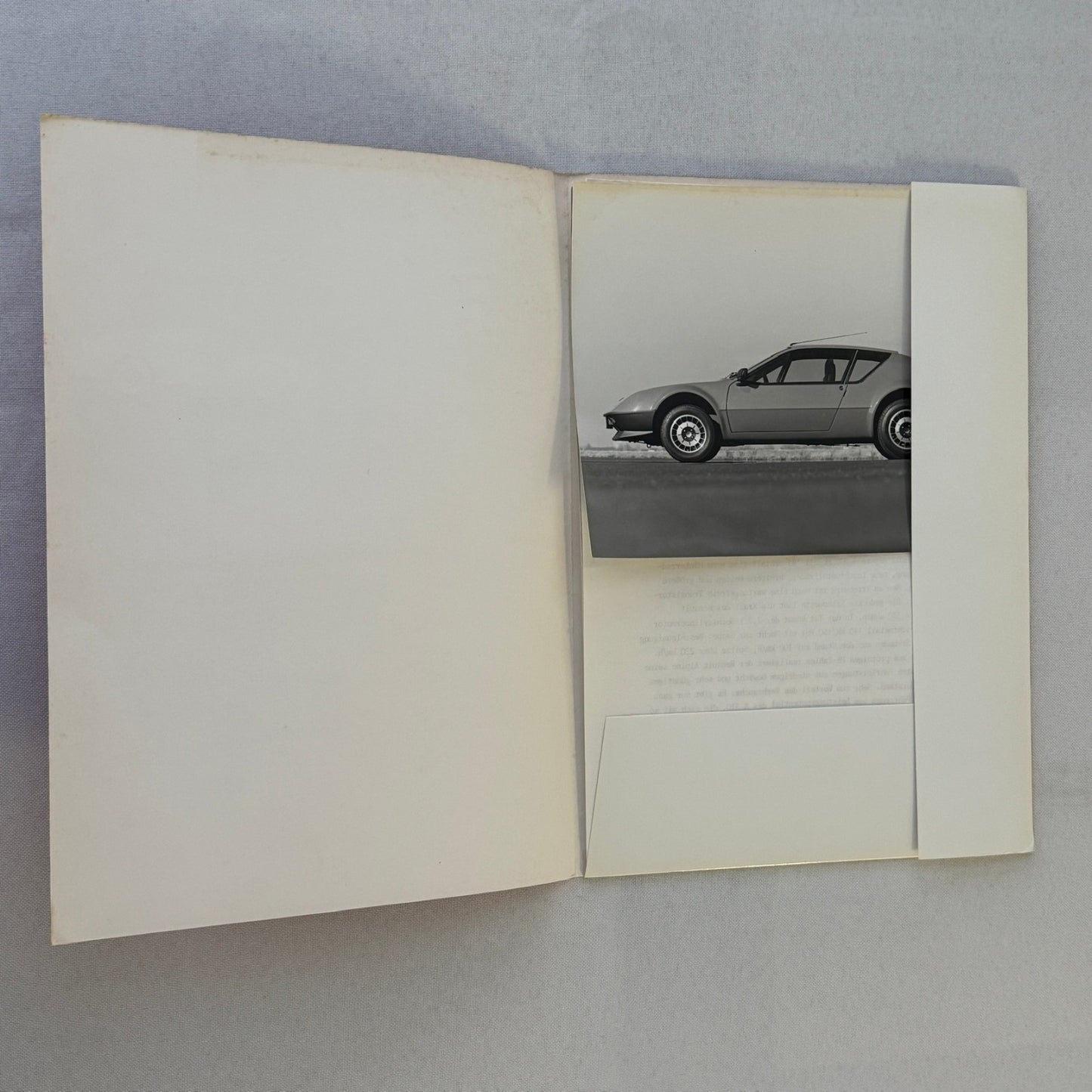 1981 Renault Alpine A310 V6 Car Press Kit Brochure Photos Vintage GERMAN TEXT