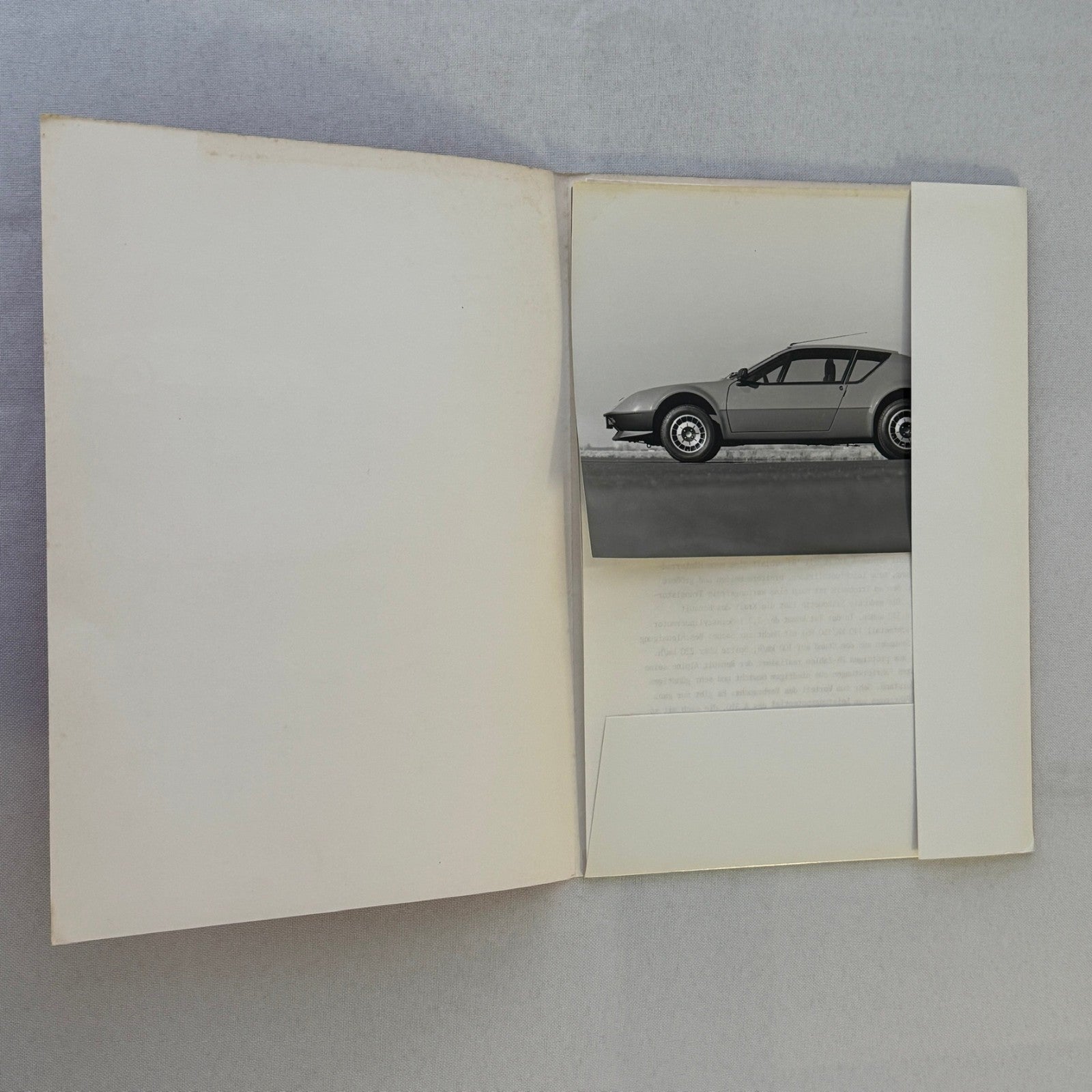 1981 Renault Alpine A310 V6 Car Press Kit Brochure Photos Vintage GERMAN TEXT