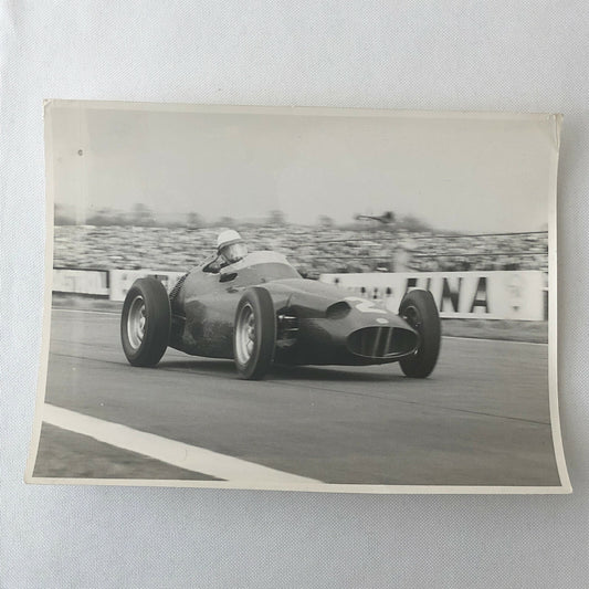 Vintage Racing Car Photograph Photo Print - BRM Car Mike Hawthorne ?