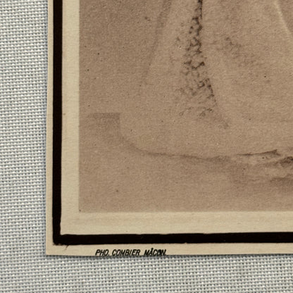 Vintage Circus Performer Woman Photo Card Combier Macon