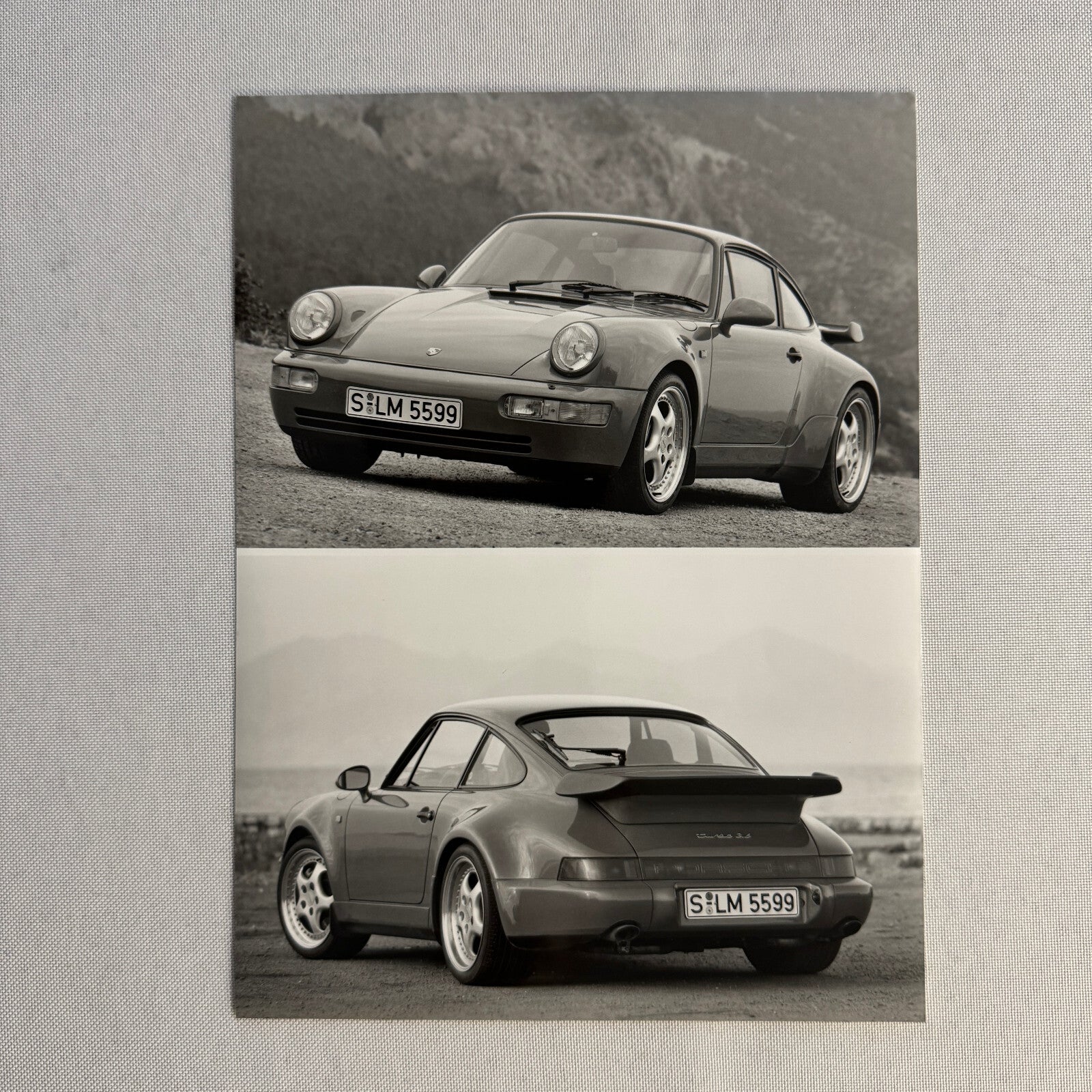 1993 Porsche 911 Turbo 3.6 Factory Photo Photograph Print