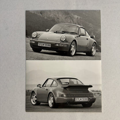1993 Porsche 911 Turbo 3.6 Factory Photo Photograph Print