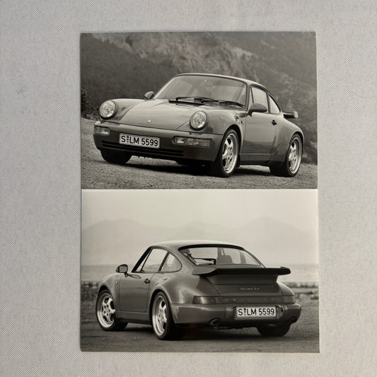 1993 Porsche 911 Turbo 3.6 Factory Photo Photograph Print