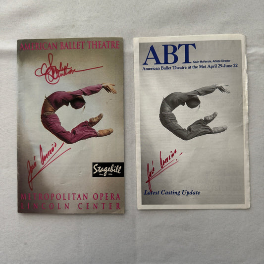 American Ballet Theatre Stagebill Playbill Program Signed Jose Manuel Carreno 96